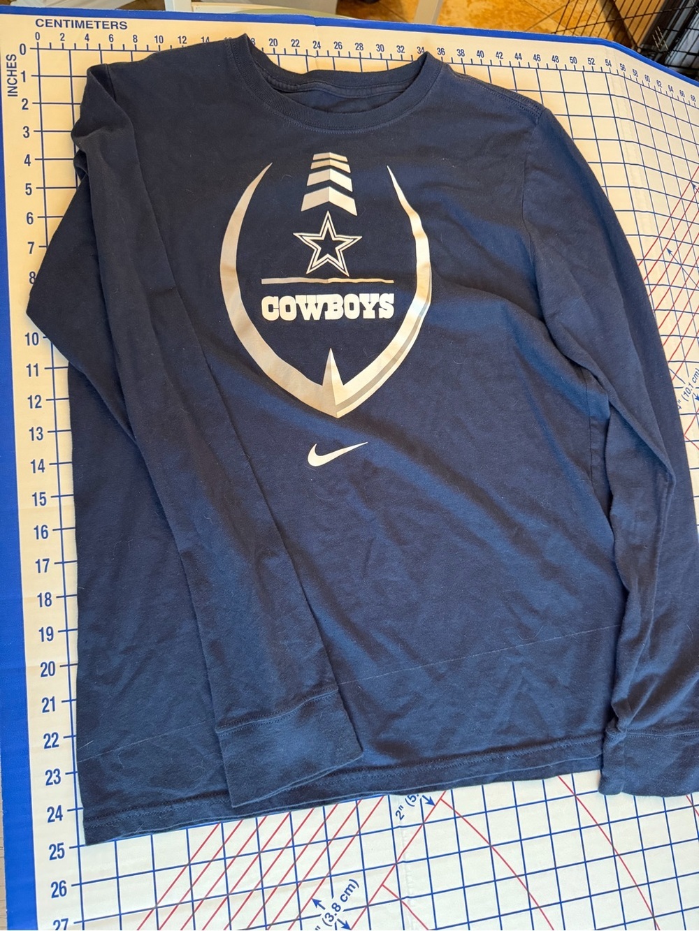 Nike Black Tee with White Print